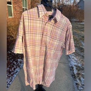 Men’s large Kinloch Anderson of Scotland made in Canada large cotton shirt